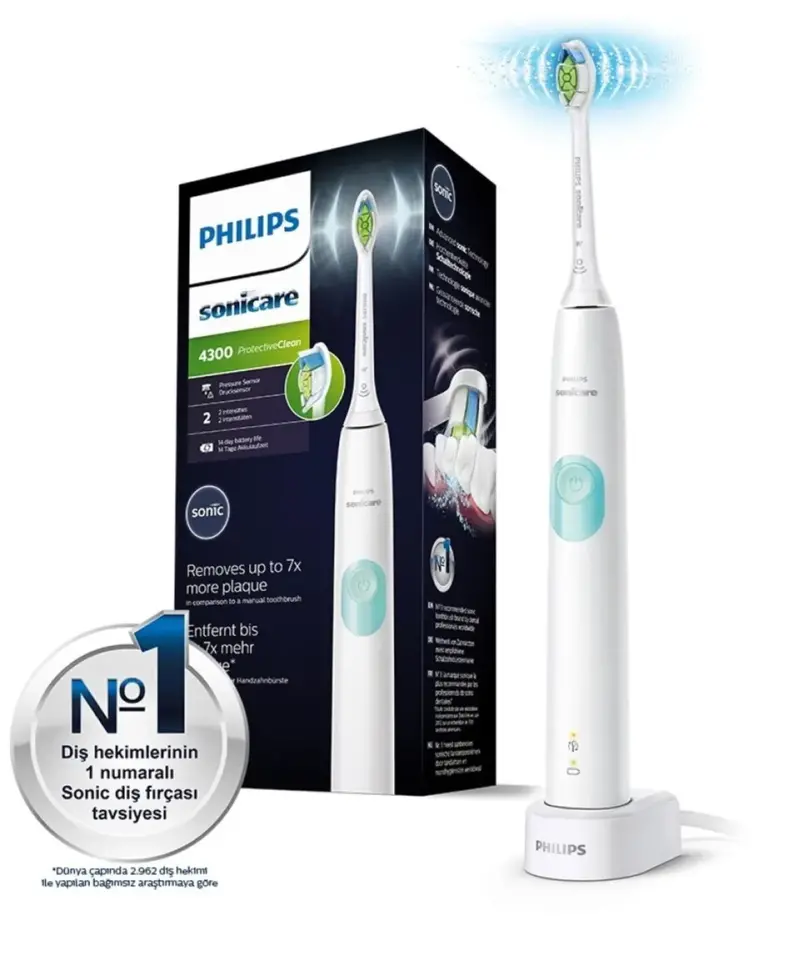 Philips Sonicare ProtectiveClean 4300 Sonic elektrikli diş fırçası